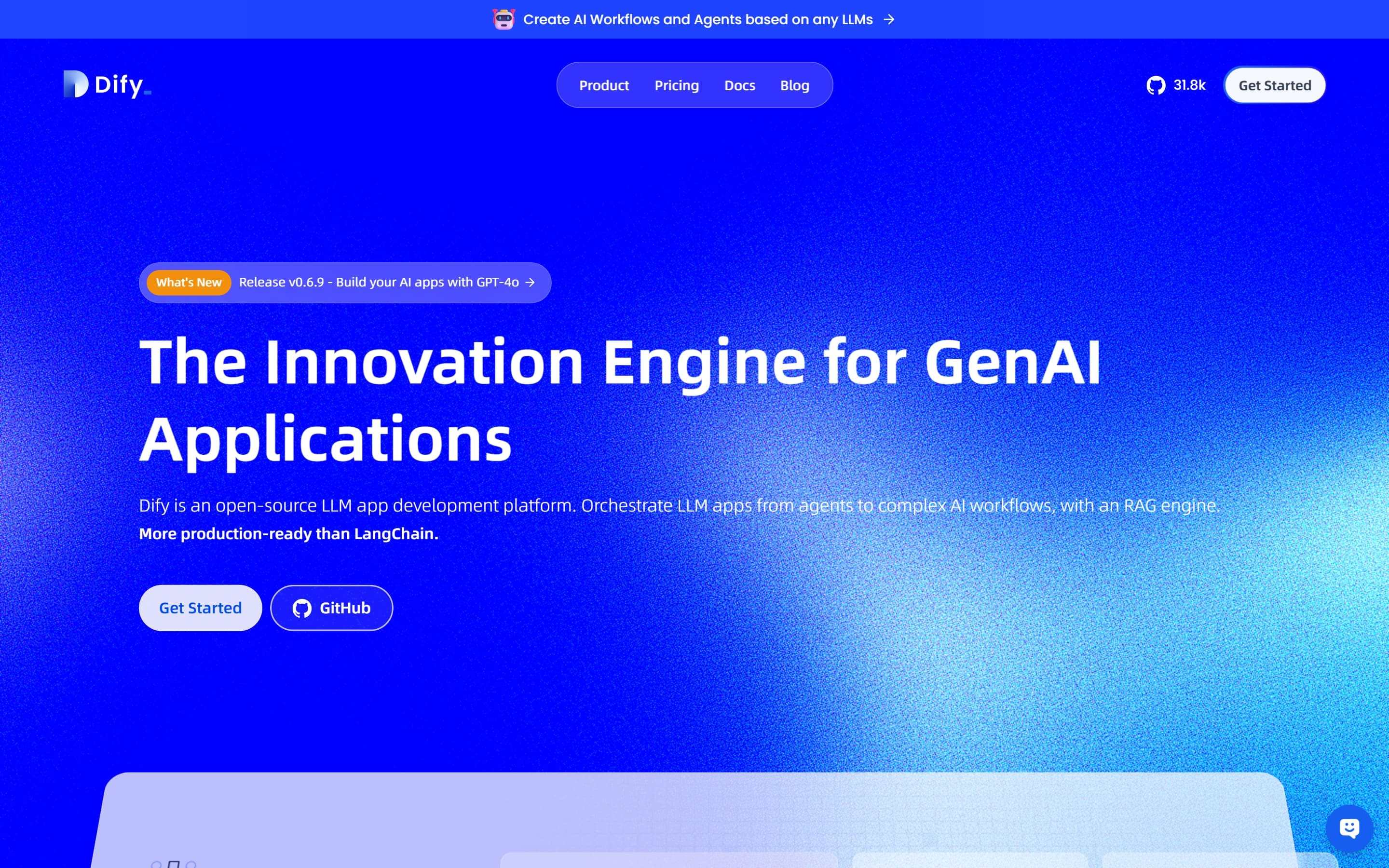 Screenshot of Dify