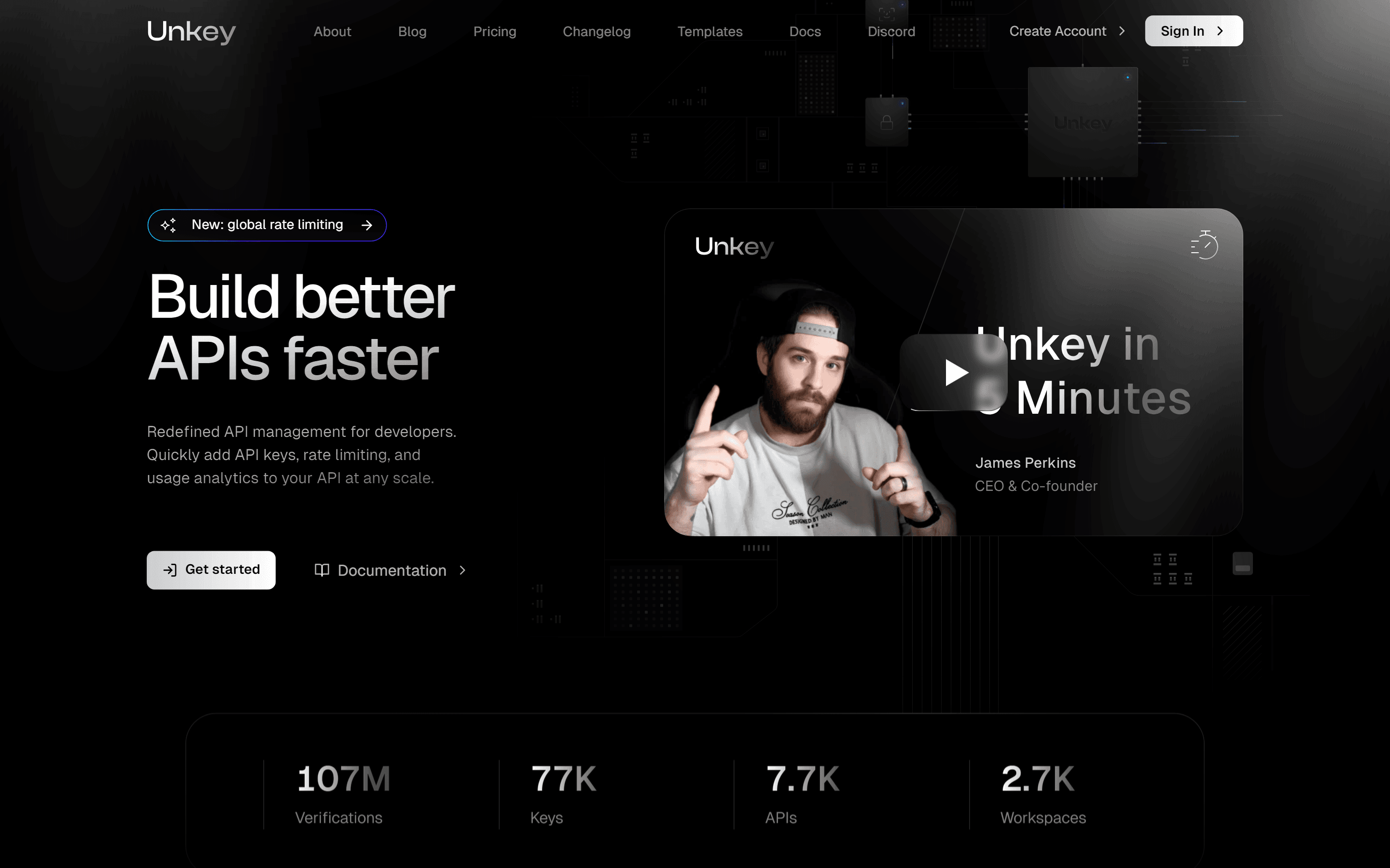 Screenshot of Unkey